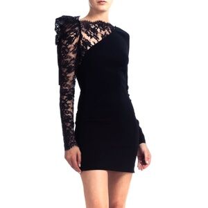 DSQARED2 Black Lace Embellished Mini Dress M/US6 (IT42) NWT